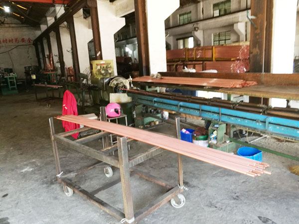 銅管翅片加工、調直設備